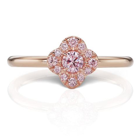 Rose Gold and Argyle Diamond Ring