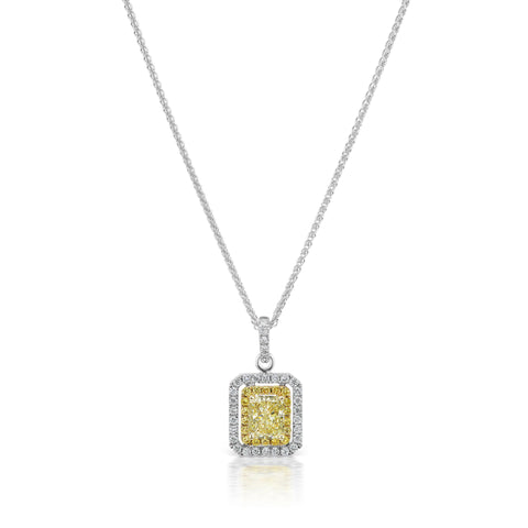 Barmakian Yellow Diamond Pendant